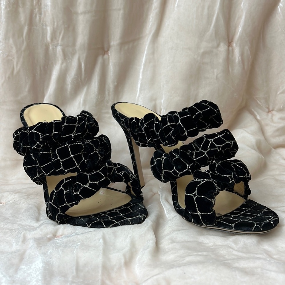 RUNWAY WORN Christian Siriano Mules